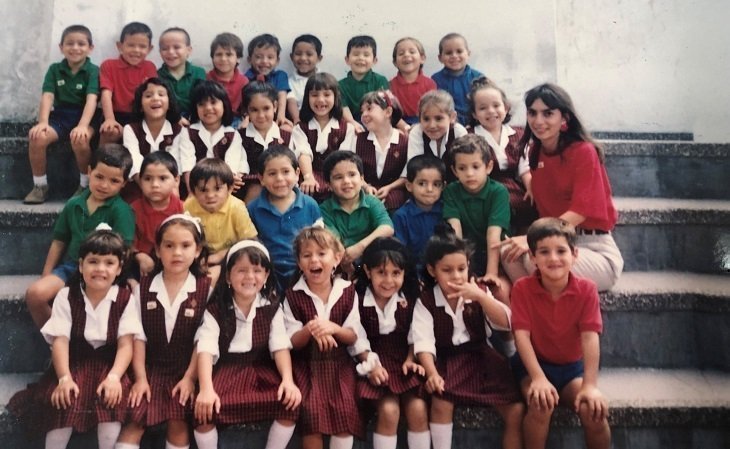 Preescolar del Colegio de la UPB en 1992