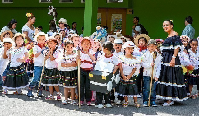 Día de la antioqueñidad Preescolar, sede Medellín.