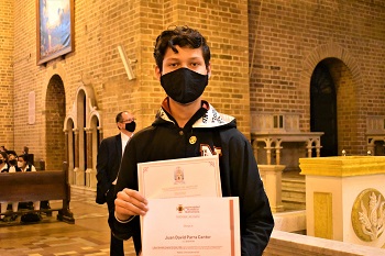 Juan David Parra Cantor, Bachiller Arquidiocesano 2021 del Colegio de la UPB