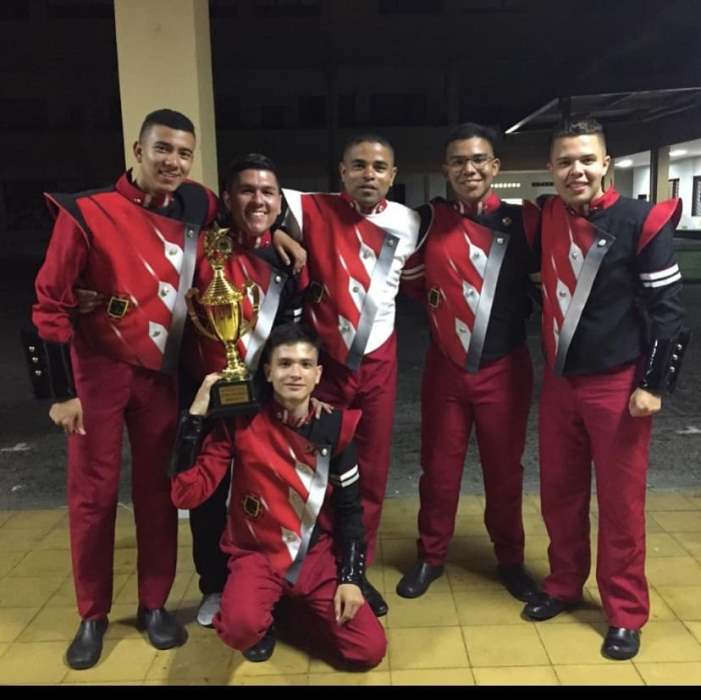 Integrantes del grupo musical, Banda Colegio de la UPB.