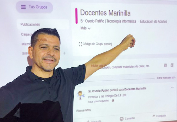 Juan Guillermo Osorio Patiño, docente de Tecnología e Informática.