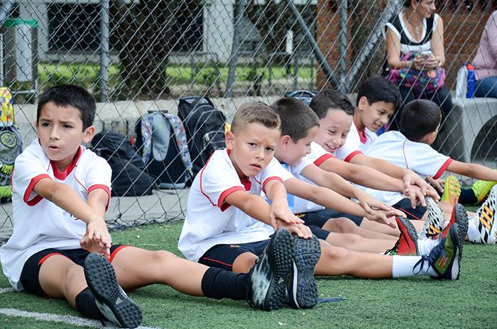 Estudiantes deportistas del Colegio de la UPB