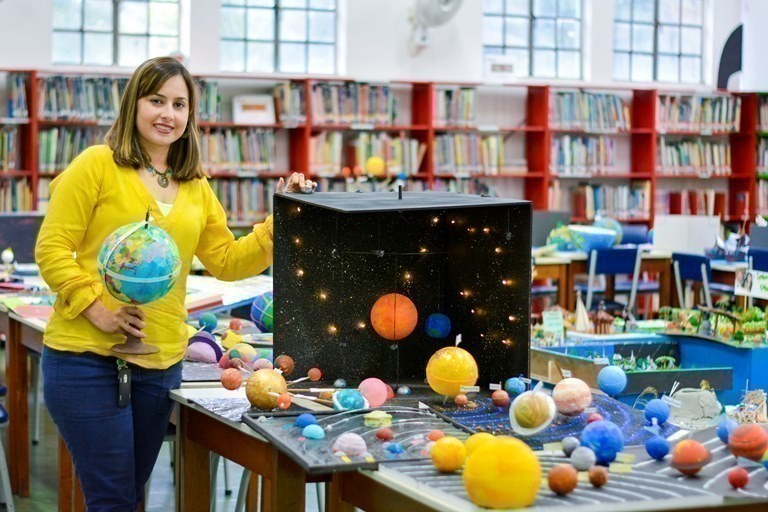 Docente de Ciencias Sociales, Ana María Restrepo Agudelo.