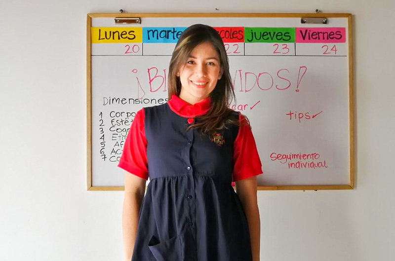 Docente de preescolar Juliana Gómez Patiño