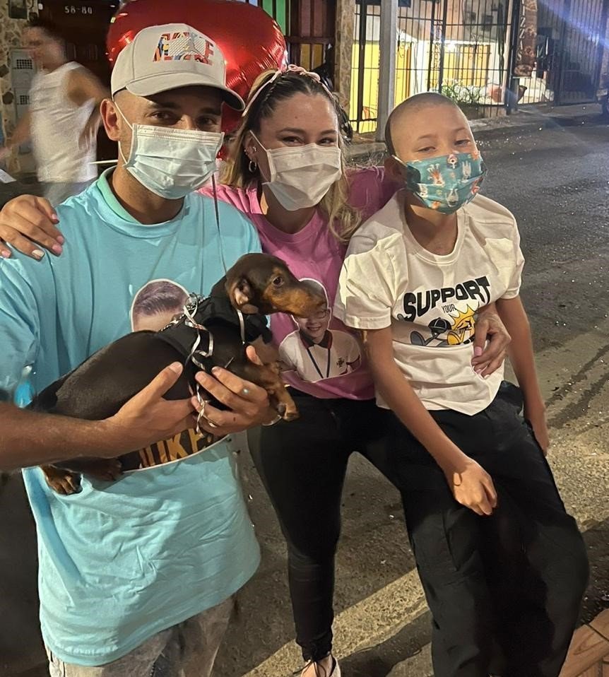 Miguel y familia