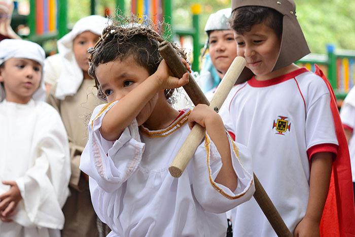 Niños de Jardín y Transición vivieron la Semana Santa 