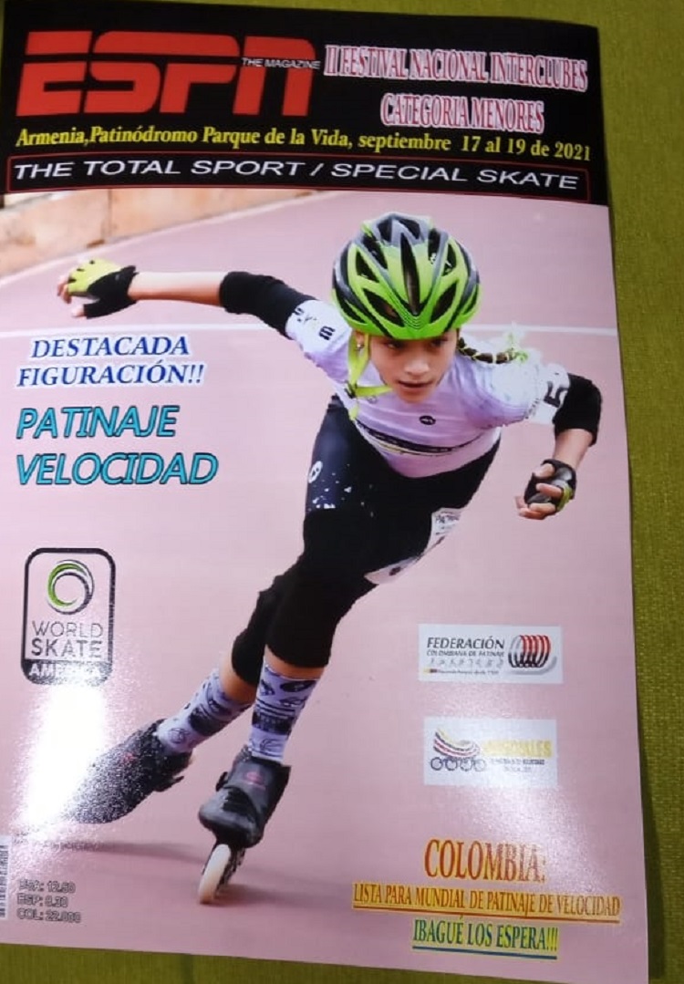 Valeria Madrid en la portada de ESPN