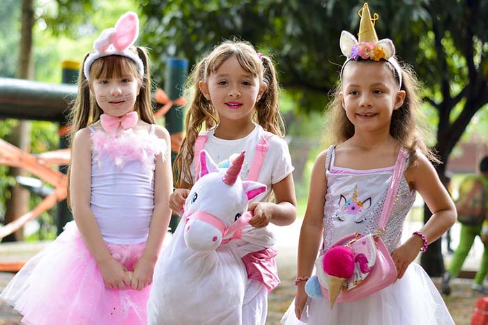 Niños de preescolar del Colegio de la UPB