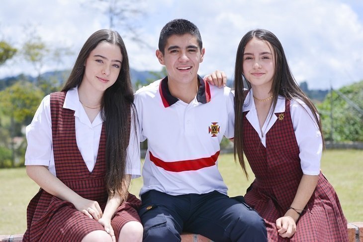 Amigos sonriendo 