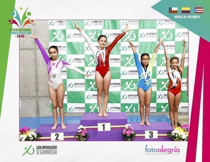Sofía Restrepo Giraldo, campeona de la International Gymnastic´s Cup