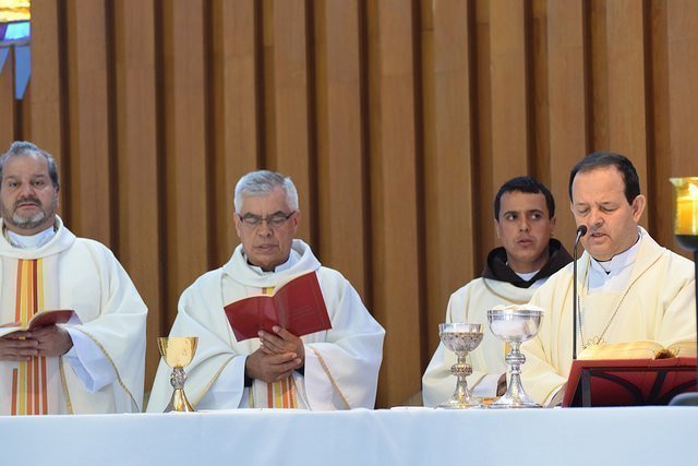 Rector UPB con Arzobispo Medellín