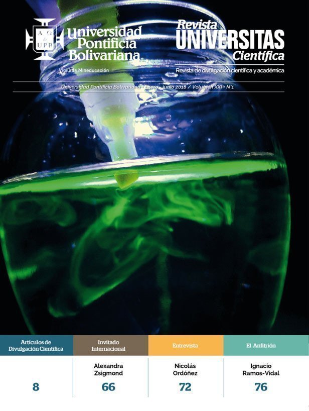 Portada revista Universitas, publicación de investigación UPB