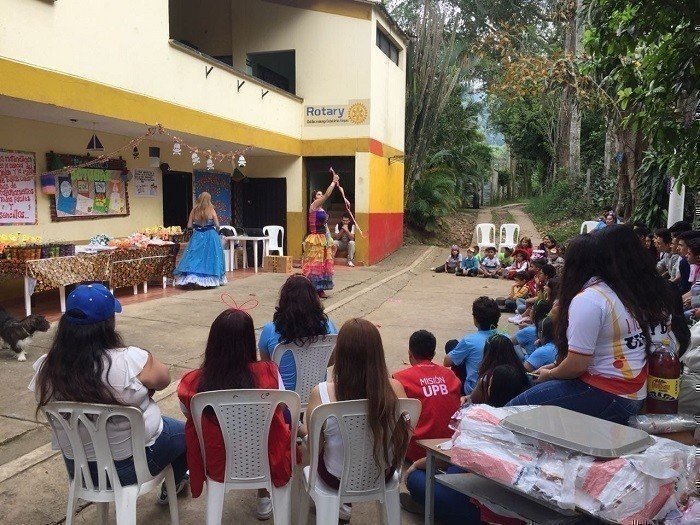 UPB celebra día de la niñez en la Vereda Los Cauchos