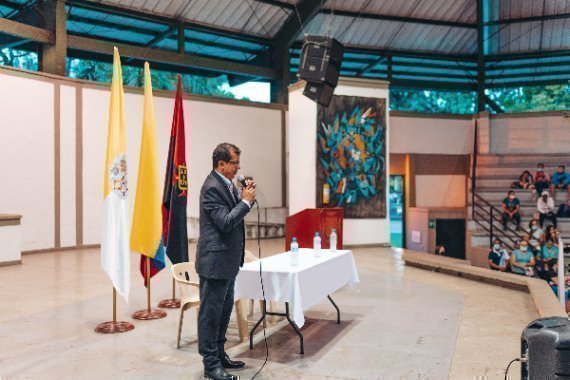 Intervención del rector Colegio Cárdenas Centro, Gustavo William Arboleda Ortiz 