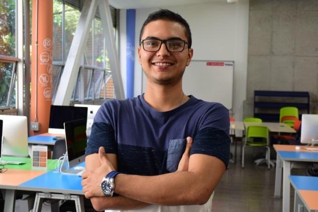 Alexander Castro, estudiante de Arquitectura