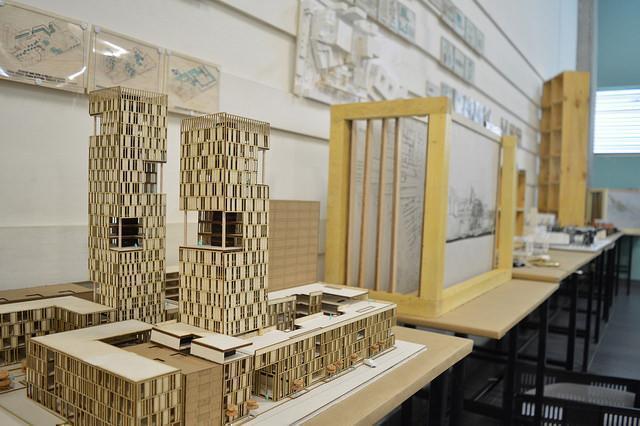 Maqueta hecha por estudiante de Arquitectura