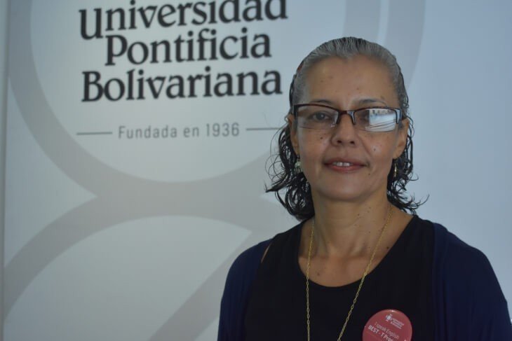 Diana Echavarría, docente de la Institución Educativa Madre María Mazzarello
