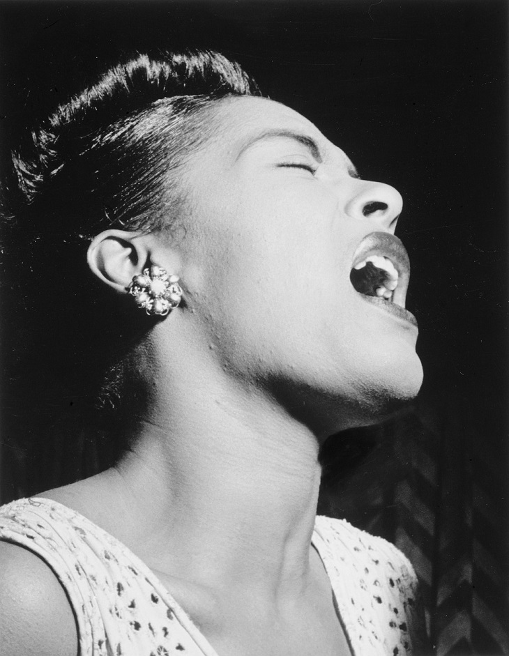 Cantante Billie Holiday 