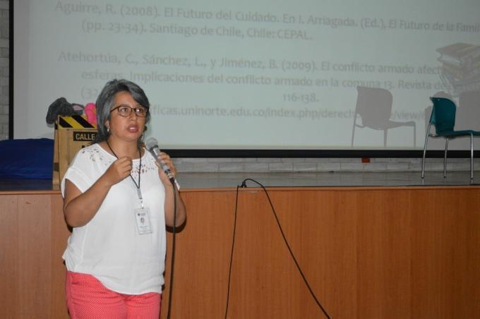 María del Tránsito Giraldo, coordinadora del área preventiva del Centro de Familia de la UPB