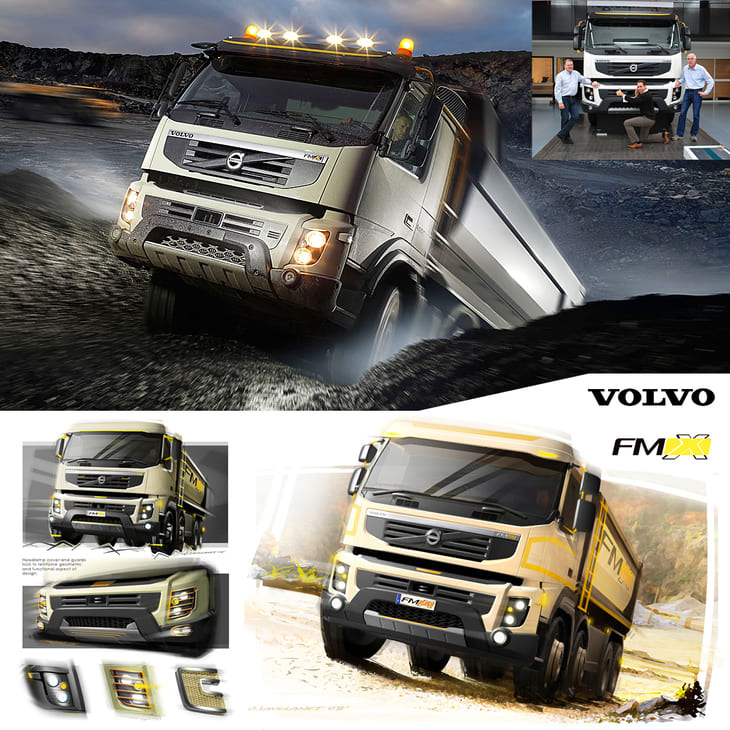 Volvo FMX. Cortesía de Christopher Lavelanet y La Feria de Diseño.