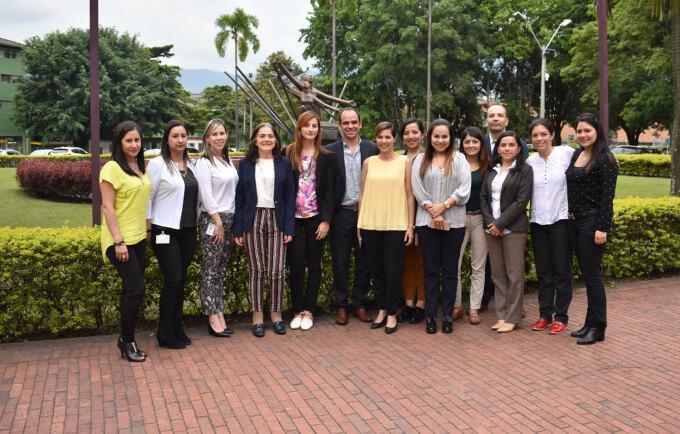 Equipo Colombia Científica y Banco Mundial en la UPB
