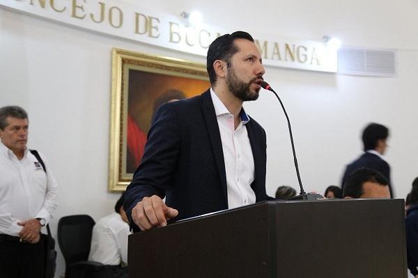 Jaime Andrés Beltrán, Presidente del Concejo de Bucaramanga
