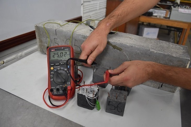 Monitoreo de sensores en estructura de concreto