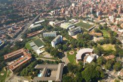 Panorámica de la UPB Medellín tomada desde el aire