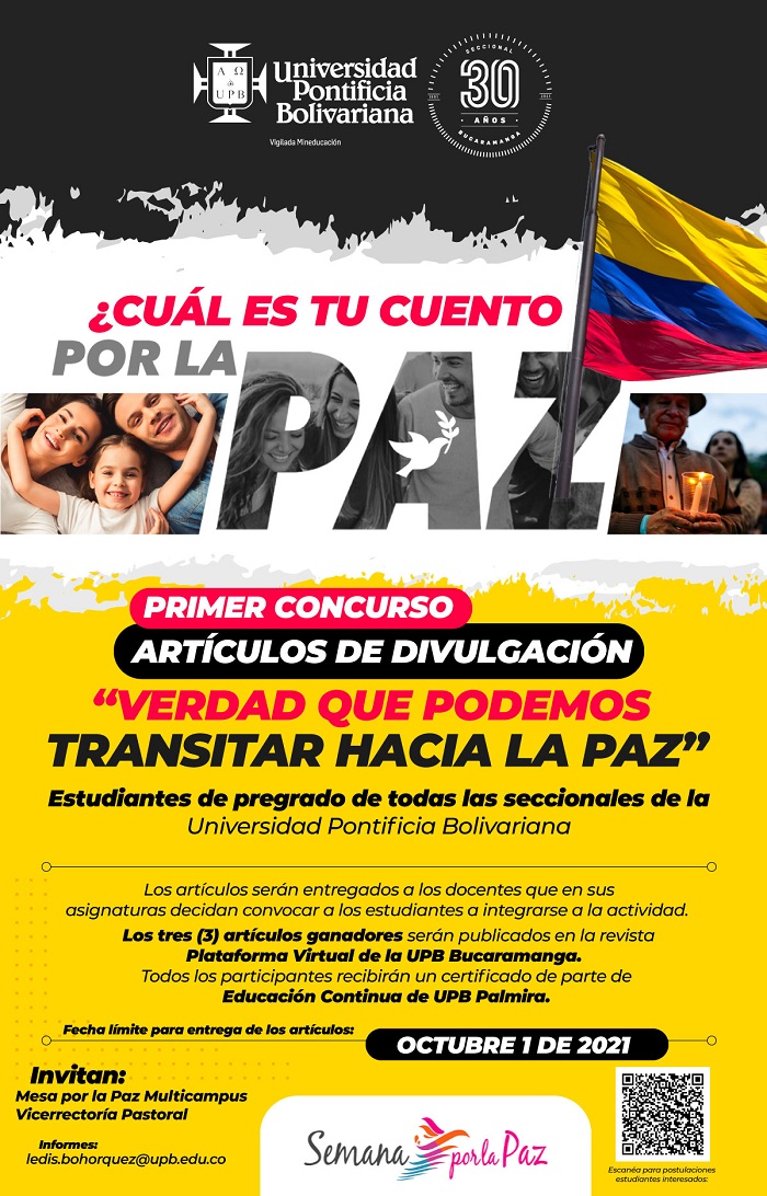 Tipo Interna cuento por la paz