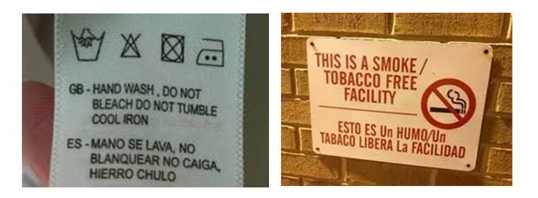 ejemplos de una mala traducción