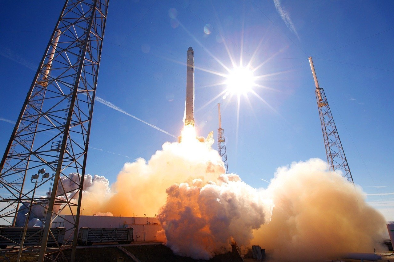 Lanzamiento del cohete de la compañía SpaceX