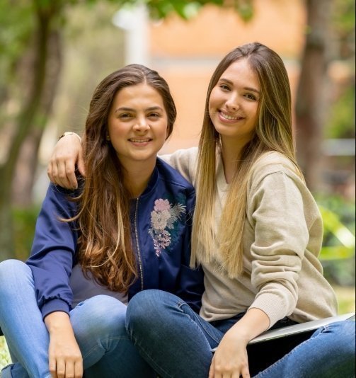 Mujer sonriendo