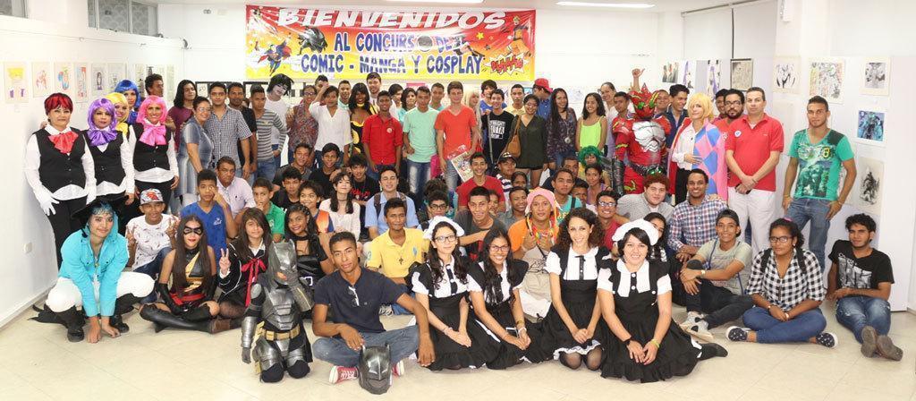 Participantes del III Salón de Cómic en la UPB Montería