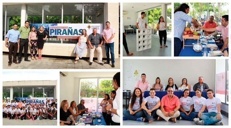 Collage con los participantes de Negociando con Pirañas 2018