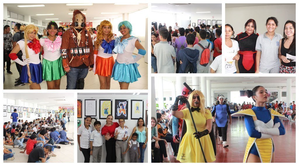 Actividades del V Salón de Comic y Manga en 2018 en el campus Montería