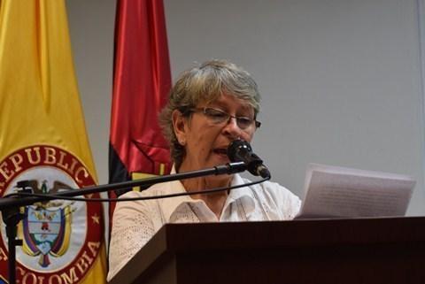 Discurso de la profesora Libia Restrepo