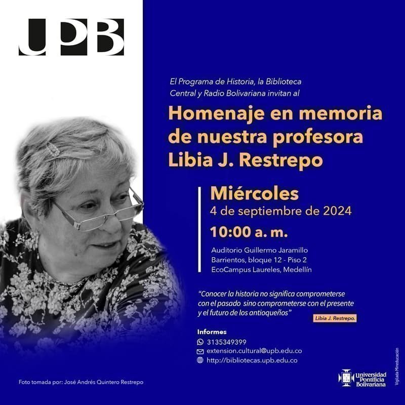 HomenajealaprofesoraLibiaJ.Restrepo