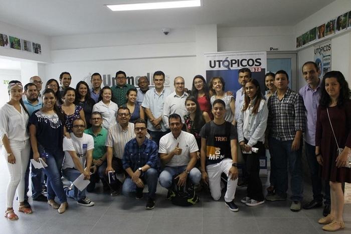 Docentes, directores y editores de medios de comunicación universitarios de todo el país. I Encuentro Red Colombiana de Periodismo Universitario
