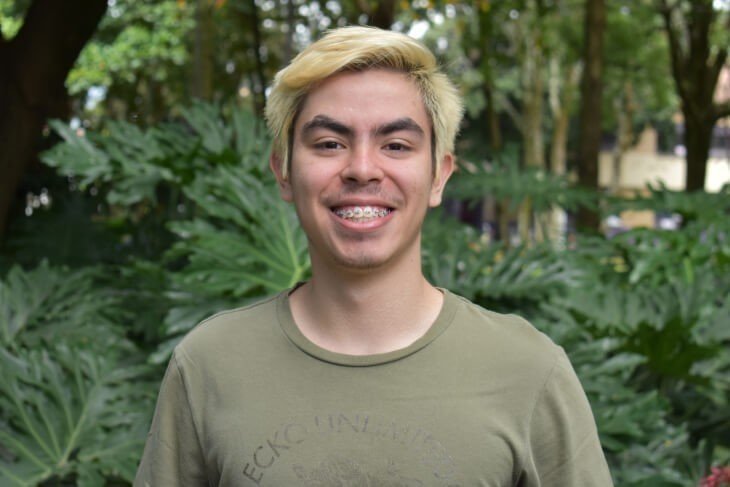 Isaac Mateo Vélez, estudiante de Negocios Internacionales en UPB y reconocido taekwondoka.