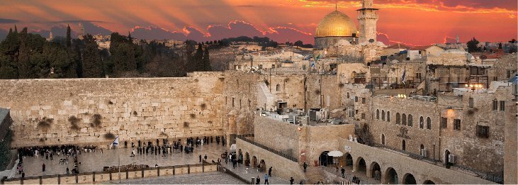 Jerusalén: ciudad sagrada circundada por religiones bajo un mismo Dios