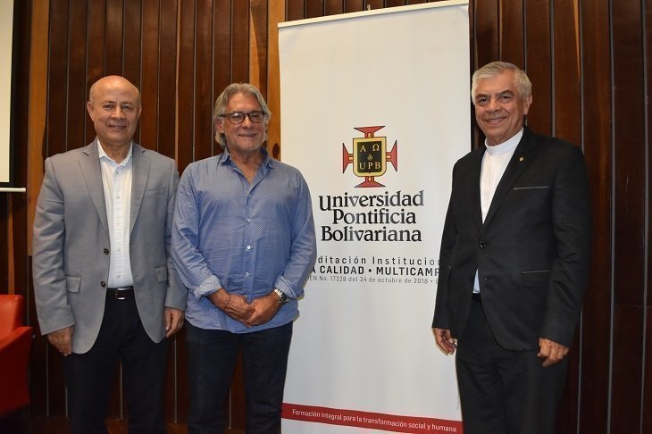 Juan Raúl Vélez y Directivas de la UPB