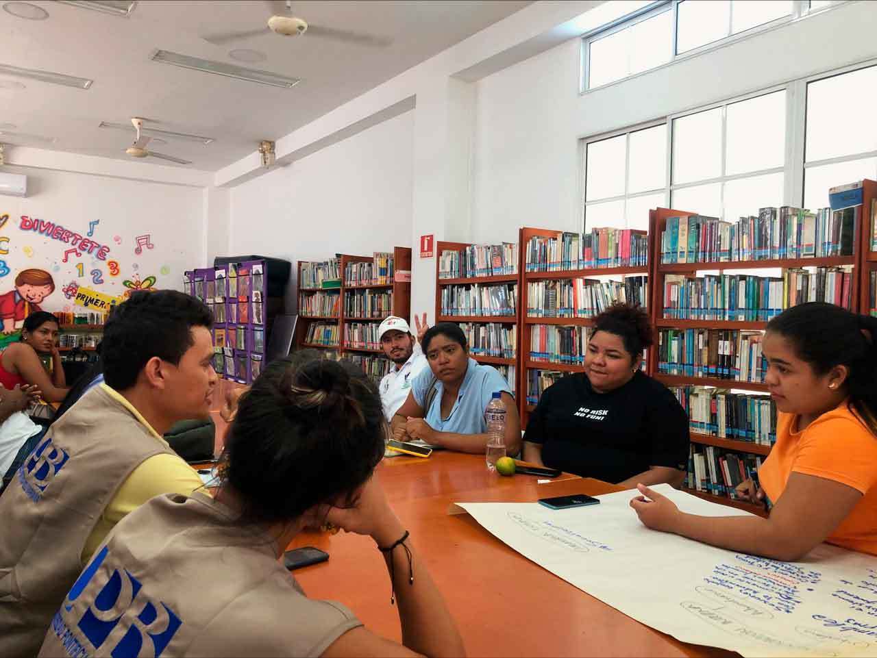 Consejos de Juventud, miembros de las Plataformas de Juventud y Enlaces de Juventudes de los municipios de Tierralta y Valencia en las sesiones de acompañamiento en comunicación para la incidencia