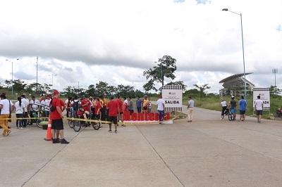 Los equipos compitieron en los escenarios deportivos del Estadio Jaraguay