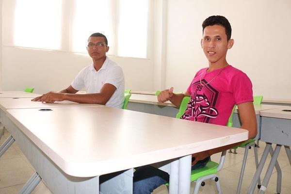 Iván Cueto Martínez y Levinson Contreras Herrera están listos para iniciar su vida universitaria.