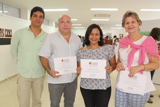 José David Puche Berrocal, Juan Pablo Olmos Lorduy, Amalia Margarita García y María Cecilia Pérez Berrocal.