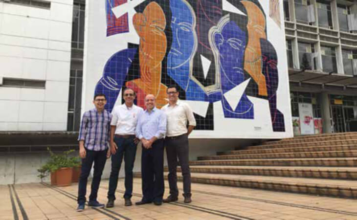 Luis Manuel Rojas y Juan Carlos Ceballos (Medellín), Julián Dario Forero (Montería) y Alfredo Alvarez (Bucaramanga). 