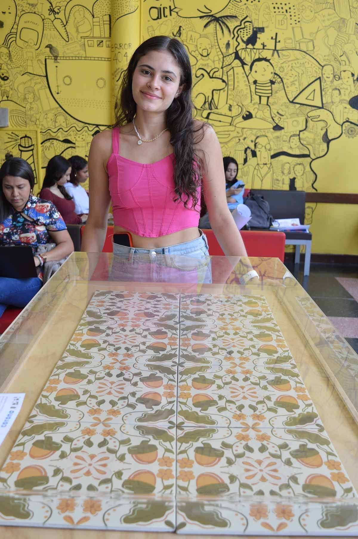 Estudiante de diseño María José Yepes