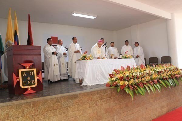 Solemne eucaristía presidida el 20 de octubre del año 2017 por Monseñor Darío Molina Jaramillo, en acción de gracias por los 22 años de la UPB Montería.