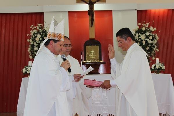 Posesión del Pbro. Jorge Bedoya como Rector de la UPB Montería, 13 de junio de 2012.