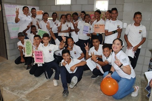 Niños y adolescentes activaron su opción por la vida.